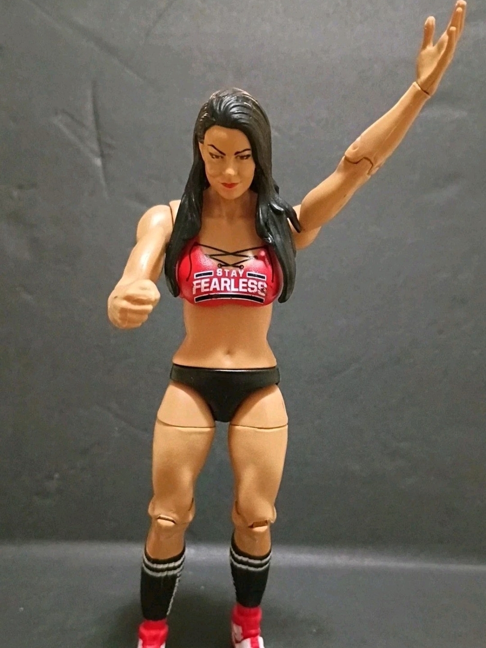 Nikki Bella Fearless Red Gear WWE Diva Wrestling Action Figure Mattel 2014